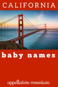 California baby names