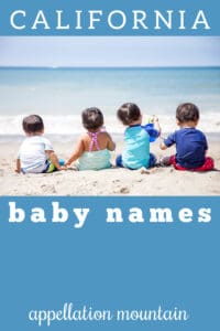 California baby names