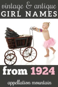 1924 Girl Names