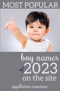 top boy names 2023