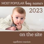 top boy names 2023