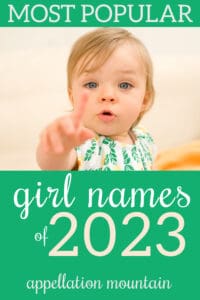 Top Girl Names 2023