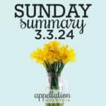 Sunday Summary 3.3.24