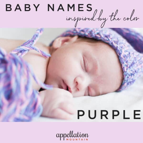 baby names meaning purple