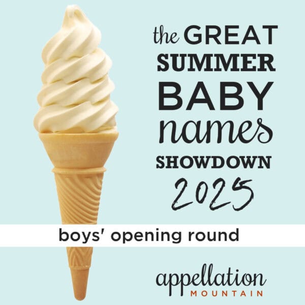 vanilla ice cream cone; new names showdown 2025 boys opening round