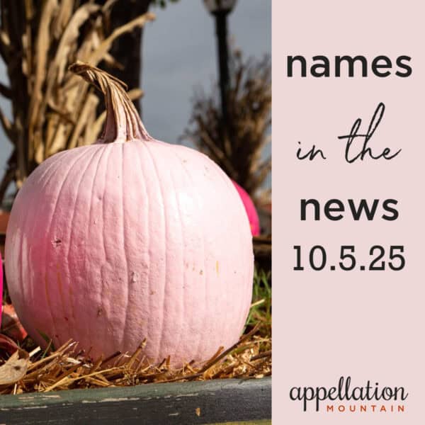 pink painted pumpkins; names in the news 10.5.25