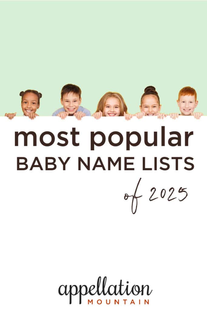 most popular lists of 2025; image of children looking over wall