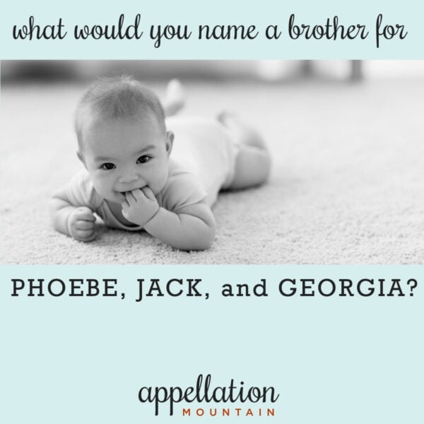 baby boy on his belly on carpet with one fist in mouth; brother for Georgia, Jack, Phoebe