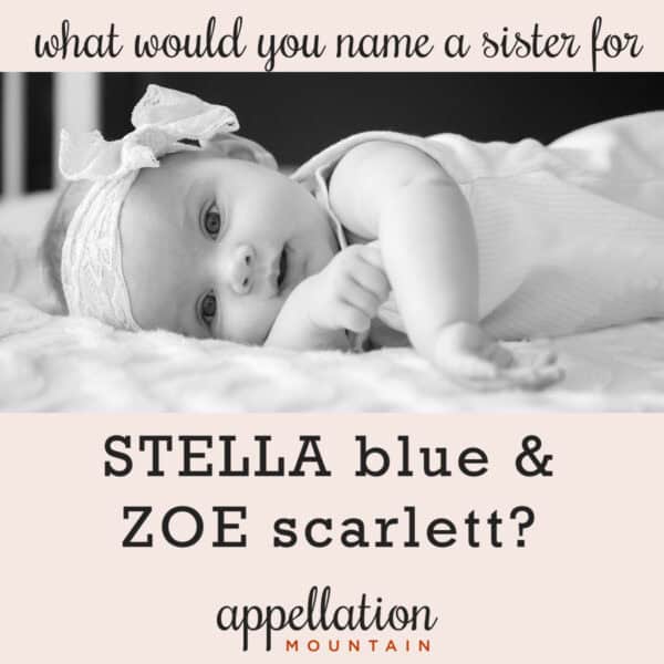 newborn baby girl wearing headband, lying on her side; should we use our boy name for our daughter