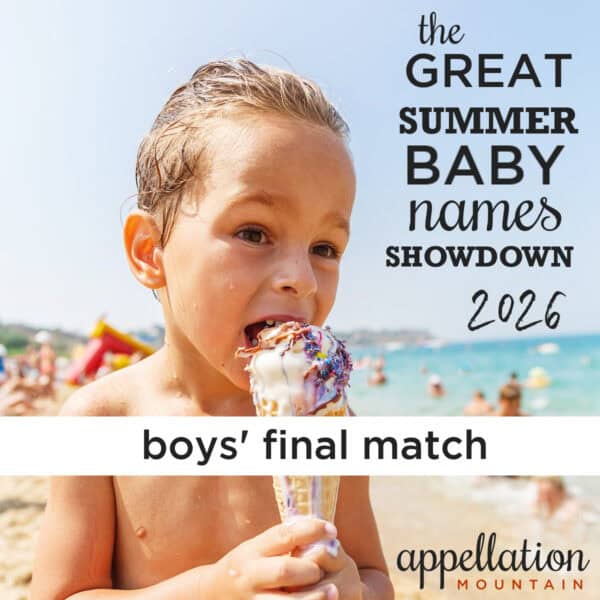 boy child with wet hear eating ice cream cone on beach; new names showdown 2026 boys final