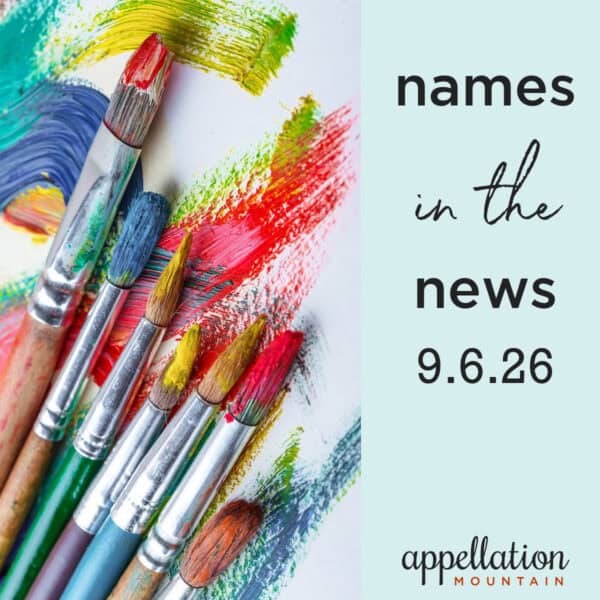 paintbrushes and paints; names in the news 9.6.26